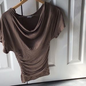 Nice cotton brown top size m